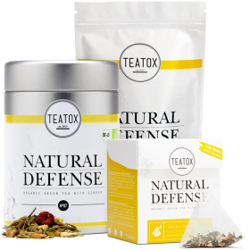 Natural Defense Bio Grüner Tee mit Ingwer