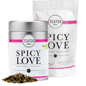 Spicy Love Organic Herbal Tea with Chili